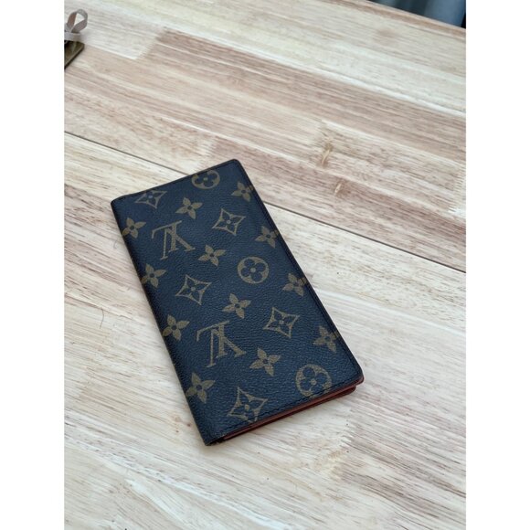 Authentic Louis Vuitton Monogram Porte Valeurs Checkbook Wallet - Picture 8 of 10